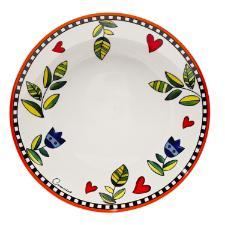 Jogo de pratos em porcelana Egan Cocorido 27cm 6 peas laranja
