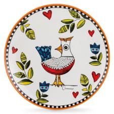 Jogo de pratos em porcelana Egan Cocorido 19cm 6 peas laranja