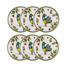 Jogo de pratos em porcelana Egan Cocorido 19cm 6 peas verde