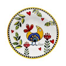 Jogo de pratos em porcelana Egan Cocorido 19cm 6 peas amarelo