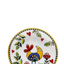 Jogo de pratos em porcelana Egan Cocorido 19cm 6 peas amarelo