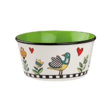 Bowl em new bone china Imeltron Cocorico 460ml verde