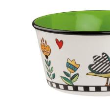 Bowl em new bone china Imeltron Cocorico 460ml verde