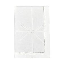 Jogo de lugar americano em tecido L'Hermitage Cotton 33x48cm 2 peas branco