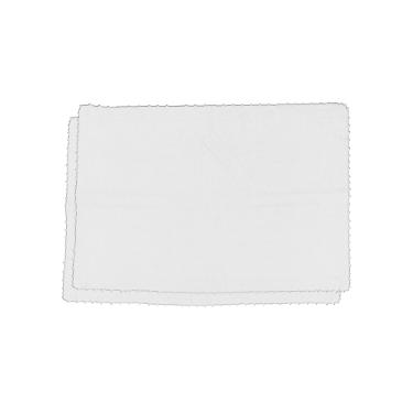 Jogo de lugar americano em tecido L'Hermitage Cotton 33x48cm 2 peas cinza