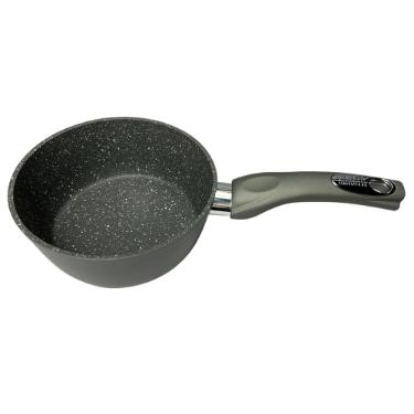 Panela em alumínio e tampa Bialetti Petravera Plus 16cm cinza Panela em alumínio e tampa Bialetti Petravera Plus 16cm cinza