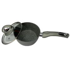 Panela em alumnio e tampa Bialetti Petravera Plus 16cm cinza