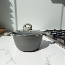 Caçarola em alumínio Bialetti Petravera Plus 20cm: Antiaderente mineral e alto desempenho Caçarola em alumínio Bialetti Petravera Plus 20cm: Antiaderente mineral e alto desempenho