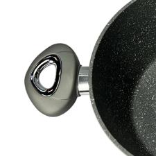 Caarola em alumnio e tampa Bialetti Petravera Plus 24cm cinza