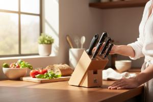 Bloco de Facas Zwilling Professional S 6 Peas de Preciso Alem e Durabilidade Extrema