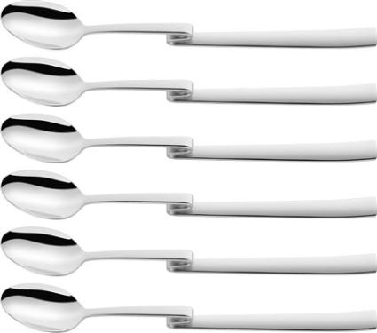 Conjunto com 6 Colheres Zwilling para Latte Macchiato-Dinner em A�o Inoxid�vel para Servir com Eleg�ncia