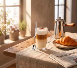 Conjunto com 6 Colheres Zwilling para Latte Macchiato-Dinner em A�o Inoxid�vel para Servir com Eleg�ncia