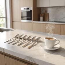 Conjunto com 6 Colheres para Caf� Zwilling Dinner em A�o Inoxid�vel para Servir com Eleg�ncia