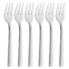 Jogo com 6 Garfos para Sobremesa Zwilling Dinner em A�o Inoxid�vel para Mesa Elegante