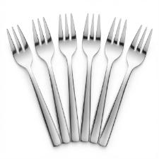 Jogo com 6 Garfos para Sobremesa Zwilling Dinner em A�o Inoxid�vel para Mesa Elegante