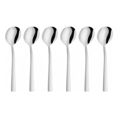 Conjunto com 6 Colheres para Sobremesa Zwilling Dinner em A�o Inoxid�vel para Mesa Elegante