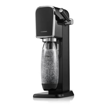 Mquina para gaseificar gua com garrafa de 1 litro Sodastream ART preta