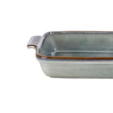 Travessa retangular em cermica L'Hermitage Jade 1,1 litro verde