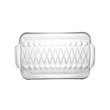 Travessa cristal ecolgica L'Hermitage Tattile 33,6X20cm incolor