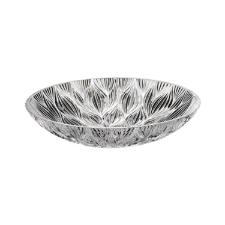 Centro de Mesa em Cristal Ecolgico Bohemia Onion Design Folhas 32x6cm