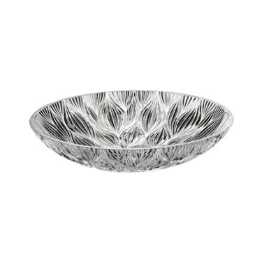 Centro de Mesa em Cristal Ecolgico Bohemia Onion Design Folhas 32x6cm