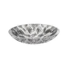 Centro de Mesa em Cristal Ecolgico Bohemia Onion Design Folhas 26x6cm