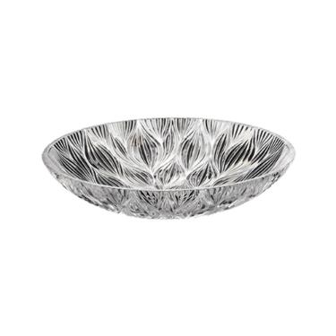 Centro de Mesa em Cristal Ecolgico Bohemia Onion Design Folhas 26x6cm