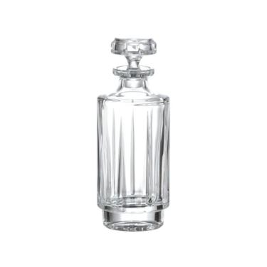 Garrafa para whisky cristal Bohemia Olivia 700ml Incolor