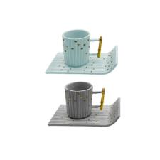 Jogo de Caf em New Bone China L'Hermitage Yume 70ml 8 Peas
