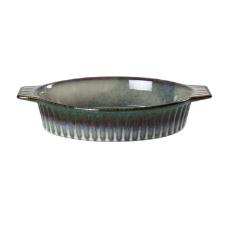 Travessa oval em cermica com ala L'Hermitage Mist 1,95 litro verde
