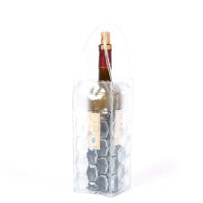Sacola trmica para garrafa de vinho Kenya 25x9x9cm transparente