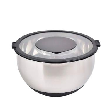 Jogo de Bowl e Ralador em ao inox prtico Kenya 5 peas