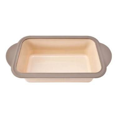 Forma retangular de silicone antiaderente Kenya 8x14x27cm bege