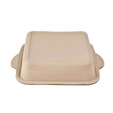 Forma quadrada de silicone antiaderente Kenya 25x5cm bege
