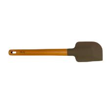 Esptula po duro em silicone com cabo de madeira Kenya 31cm cinza