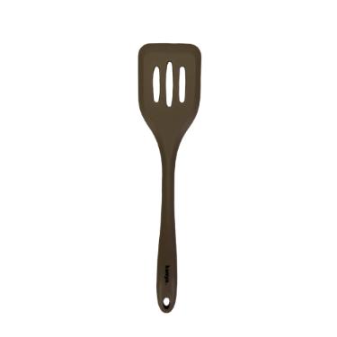 Espátula vazada em silicone para altas temperaturas Kenya 29,5cm cinza Espátula vazada em silicone para altas temperaturas Kenya 29,5cm cinza