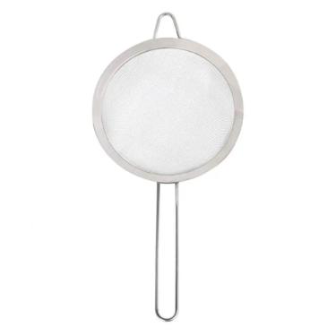 Peneira em ao inox para cozinha Kenya Cheffs 41x20cm