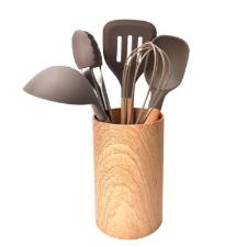 Jogo de utenslios em silicone Kenya 6 peas cinza