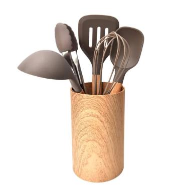 Jogo de utenslios em silicone Kenya 6 peas cinza
