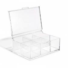 Caixa organizadora retangular em acr�lico Kenya 23,3x16,8cm