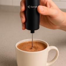 Mixer misturador porttil a pilha Kenya 21cm preto