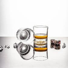 Jogo de copos baixos em vidro Kenya Roulette 6 copos 300ml