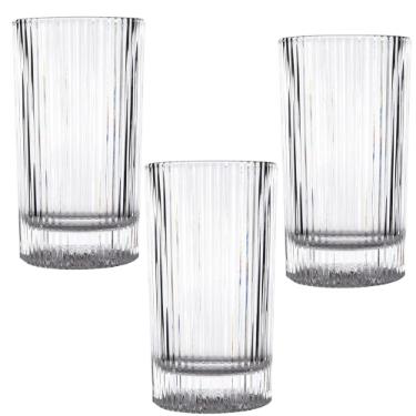 Jogo de copos altos em vidro Kenya Baccarat 6 copos 360ml
