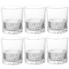 Jogo de copos baixos em vidro Kenya Wave 6 copos 300ml