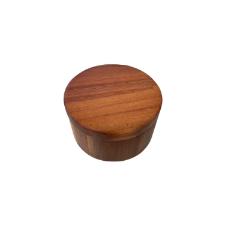 Porta-sal em accia com toque rstico Kenya 11,7X6,8cm