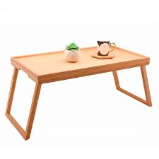 Bandeja para caf da manh com p em bambu Kenya 26x53x30cm