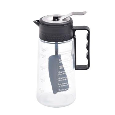 Molheira em vidro para saladas Kenya 500ml cor preta