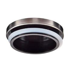Pote Redondo em Vidro com Tampa de Inox 1 Litro Kenya