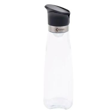 Galheteiro em vidro com abertura por gravidade Kenya 320ml preto