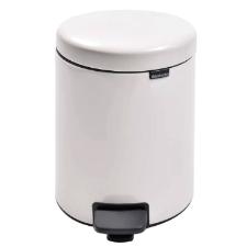 Lixeira em ao inox Brabantia New Icon 12 litros branca